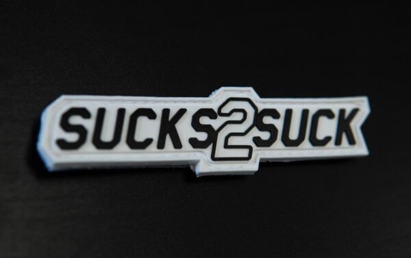 SUCKS2SUCK PVC Patch - Image 3